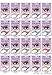 Tmalltide 10 Pair Fun Temporary Eye Tattoo Makeup Transfer Eyeshadow Stickers Eyeliner Crystal Gem Glitter Liner Packs- Butterfly, Wings, Star - Random StylesTransfer
