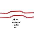 VBESTLIFE Pack of 2pcs Steel Chassis Frame Rails, Left&Right RC Chassis Frame Rails RC Spare Part Replacement Fit for SCX10 II 90046 90047 SCX10 90027