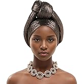 African Women Turban Caps Beanie - Knotted Head Wraps for Women Turbantes para Mujer Girl Fashion Hat
