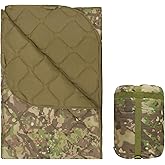 LOOGU Camo Blanket Waterproof Insulation Poncho Liner for Outdoor Camping, Hiking, Hunting, Survival, Backpacking, Picnicking