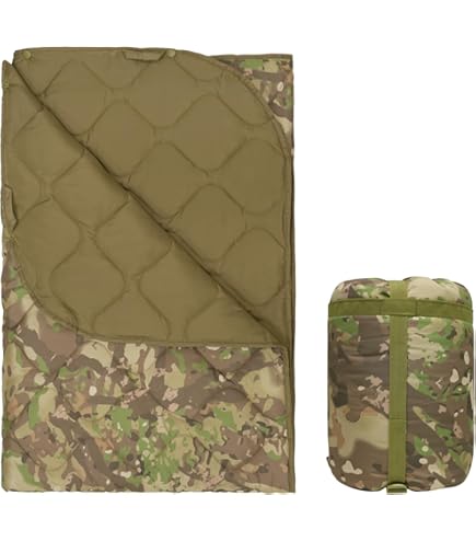 Mirzoyan Woobie Blanket, Military Poncho Liner Camo Insulated Camping Woobie Blanket For Outdoor Hiking Survival Hunting - View #7