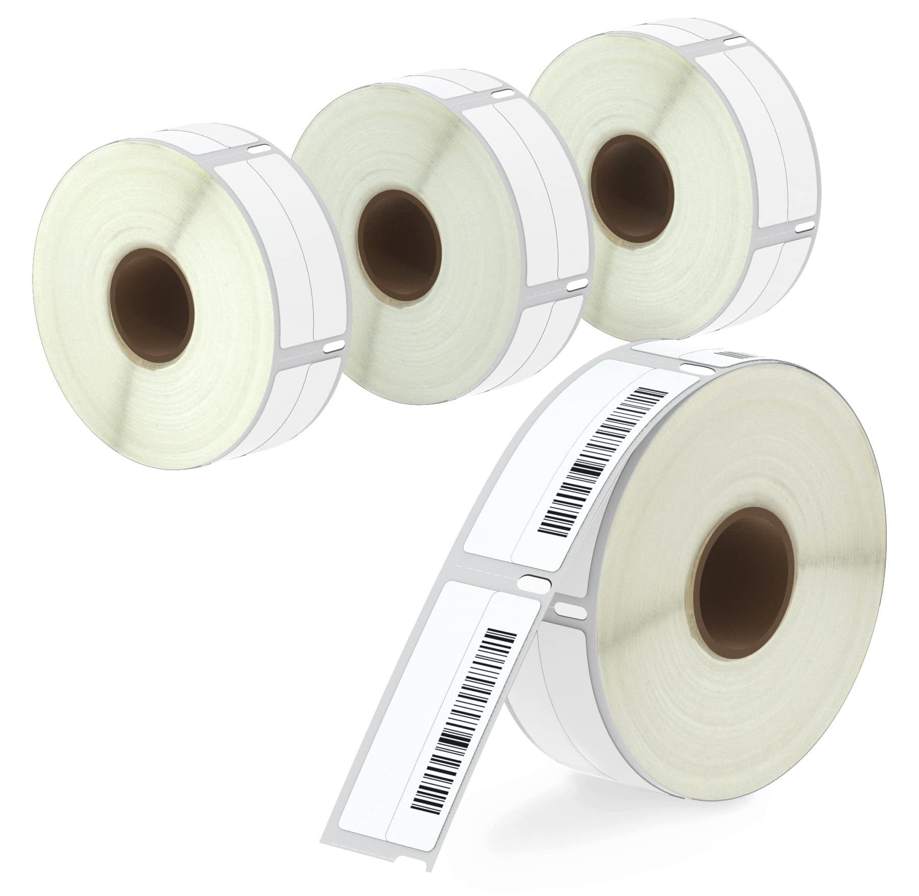 BETCKEY - 4 Rolls 99017 Self-Adhesive Labels Compatible with DYMO S0722460, 12mm x 50mm, 880 Suspension File Labels Compatible with DYMO LabelWriter 450, 4XL, NOT Fit 550 or 5XL