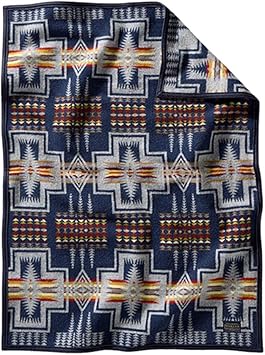 Amazon Co Jp Pendleton ペンドルトン ブランケット ハーディング ムチャチョ ハーディングネイビー 112 81cm スポーツ アウトドア