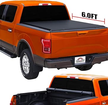 Amazon Com Make Auto Parts Manufacturing Bed Soft Roll Lock 6 Ft 72 Tonneau Cover Vinyl Black For Short Bed Models Suzuki Equator 2009 2012 Nissan Frontier 2005 2017 Automotive