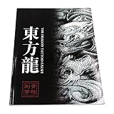Tattoo Sketch Book - Yuelong A4 Oriental Chinese Dragon Tattoo Flash Manuscripts Sketch Book for Tattoo Supplies