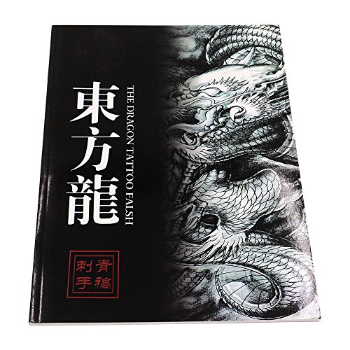 Tattoo Sketch Book - Yuelong A4 Oriental Chinese Dragon Tattoo Flash Manuscripts Sketch Book for Tattoo Supplies