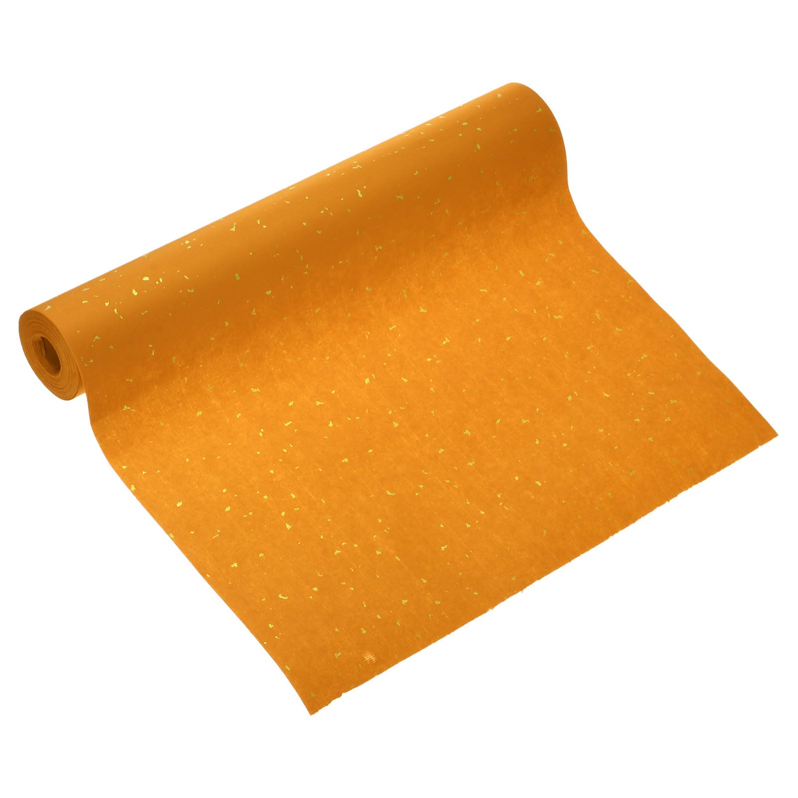 PATIKIL Xuan Paper Roll, 65.6Ft x 13.8Inch Chinese Calligraphy Practice Paper with Golden Point Chunlian Duilian Rice Paper Couplets for Calligraphy Practice, Orange