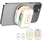 Cell Phone Cooler for Gaming, Magnetic Portable Rechargeable Battery Mobile Phones Radiator,Cellphone Fun Silent Cooling with RGB Lights for iPhone Series,ipad pro Tablet,Tiktok Live