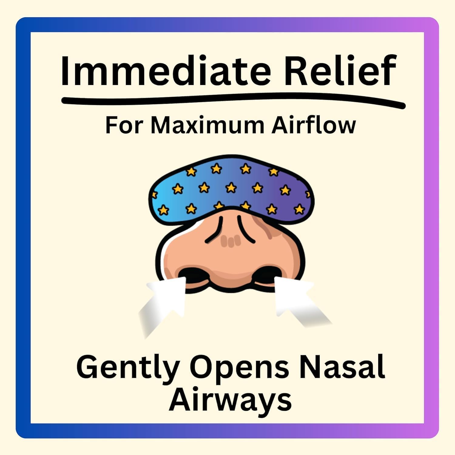 Mama's Nasal Strips for Kids, Hypoallergenic & Soft, Safe for Kids Nose Strips, Immediate Relief for Breathing and Sleeping | Easy to Use, Drug Free, and Non Toxic (48 Count (Pack of 1))