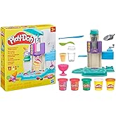 Play-Doh, Massinha de Modelar Infantil, Sorveteria Colorida - Conjunto de Brinquedo com Acessórios e 5 Potes - A partir de 3 
