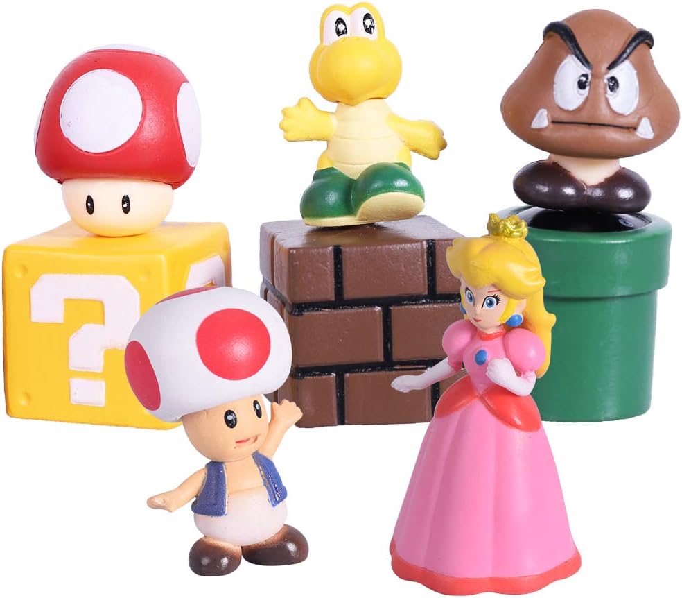 Gateau Topper 24 Pcs Super Mario Cartoon Mini Figurine Enfants Mini Jouets Muffin Deco Cake Toppers Pour Enfants Bebe Fete Danniversaire Fete Decoration De Gateau Fournitures Decorations Et Accessoires De Fete Cuisine