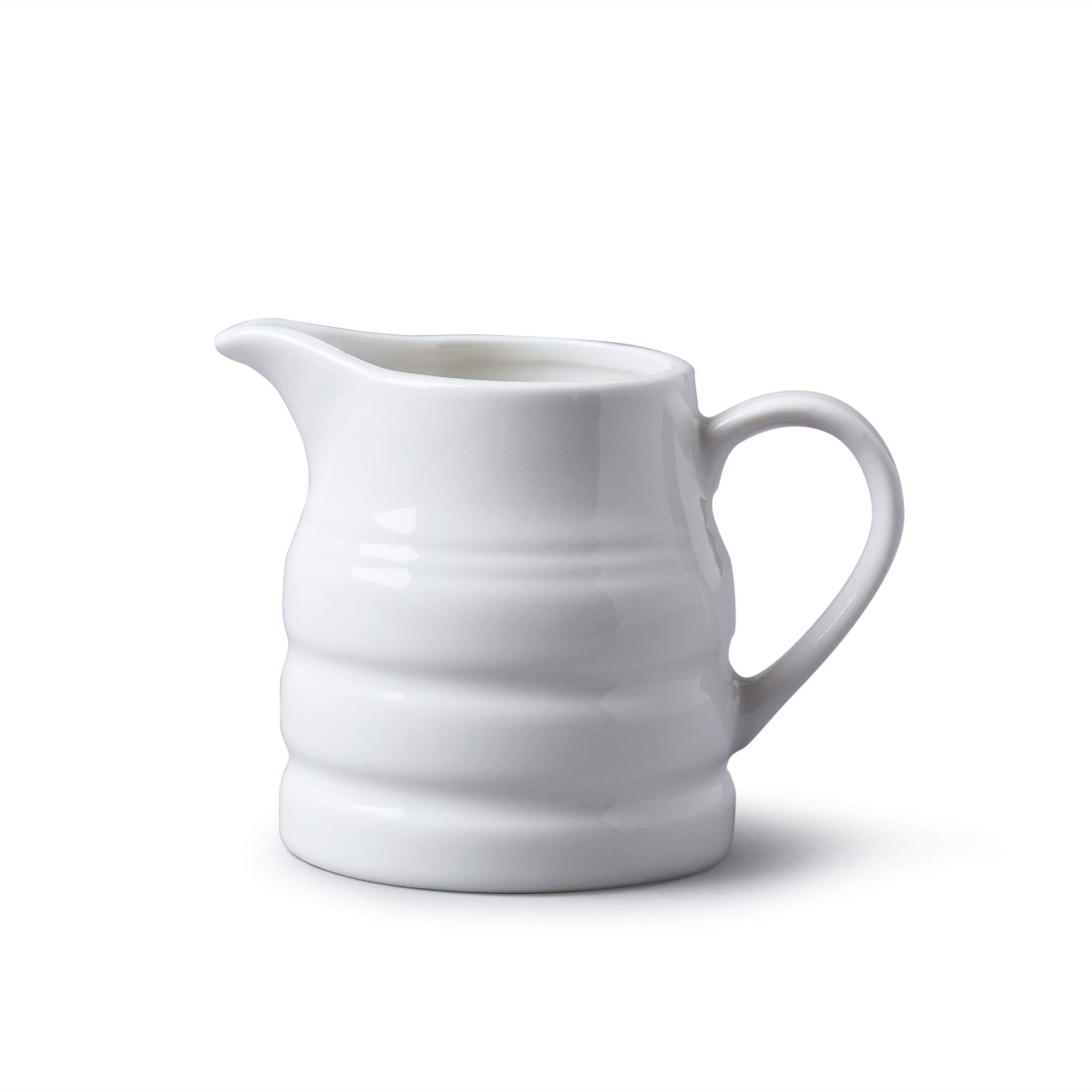 WM Bartleet & Sons 1750 T359 Porcelain Traditional Churn Jug, 135 ml, White