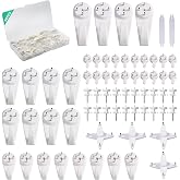 Picture Hanging Kit， No Damage Wall Hangers for Frame，68pcs Invisible Nails for Concrete， Hardwall and Cement Wall (Mix)