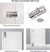 Juibao 4x 50mm Stainless Steel Sliding Bolt Latch Lock Screws Bathroom Shed Door view 7