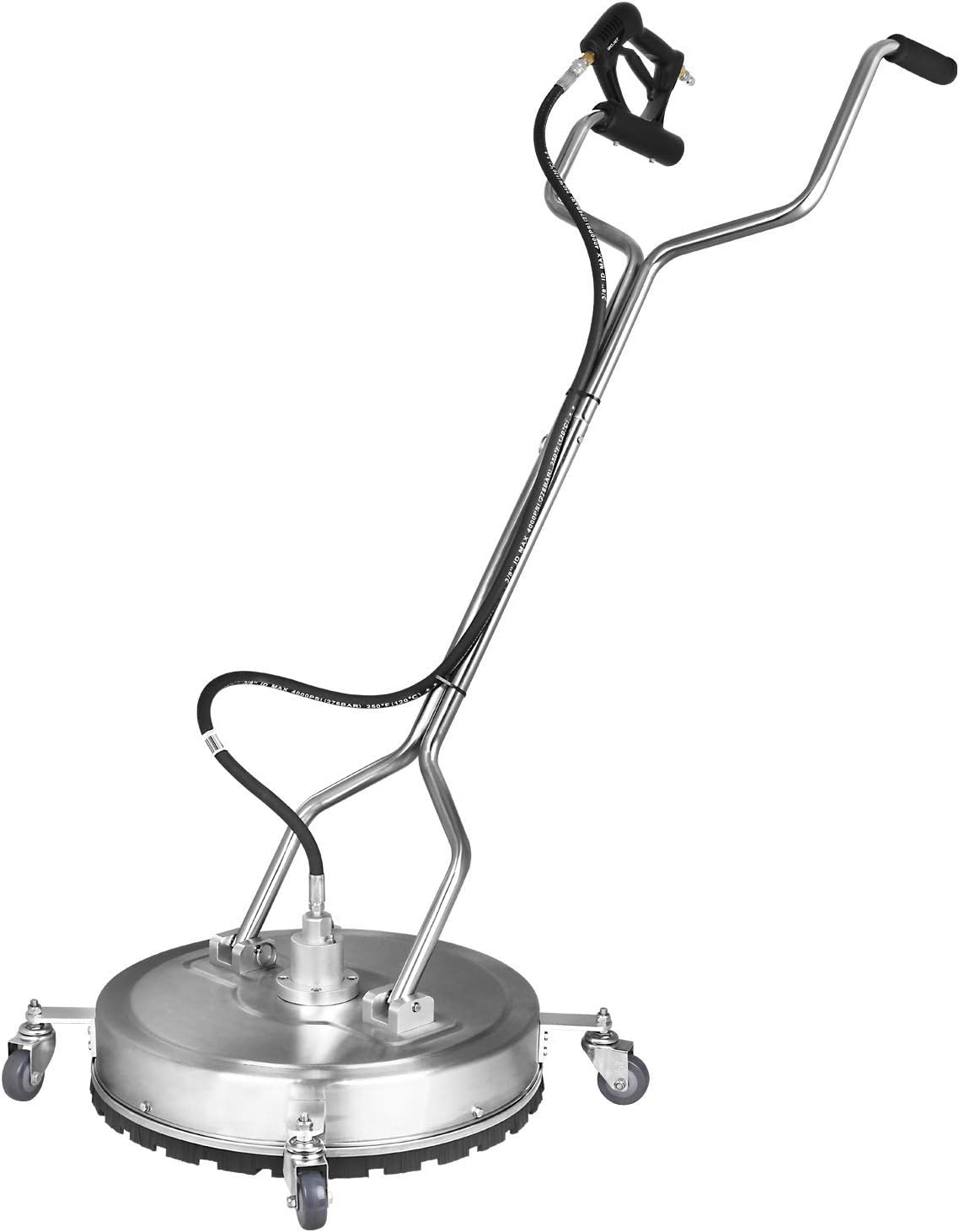 WOJET Surface Cleaner Grond Washer 20" Stainless Steel Brush Pan 4000