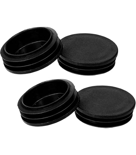 20-Pack 15/64" Rubber Hole Plugs | Push-In Blind Bumpers | Silicone Sealing Plugs