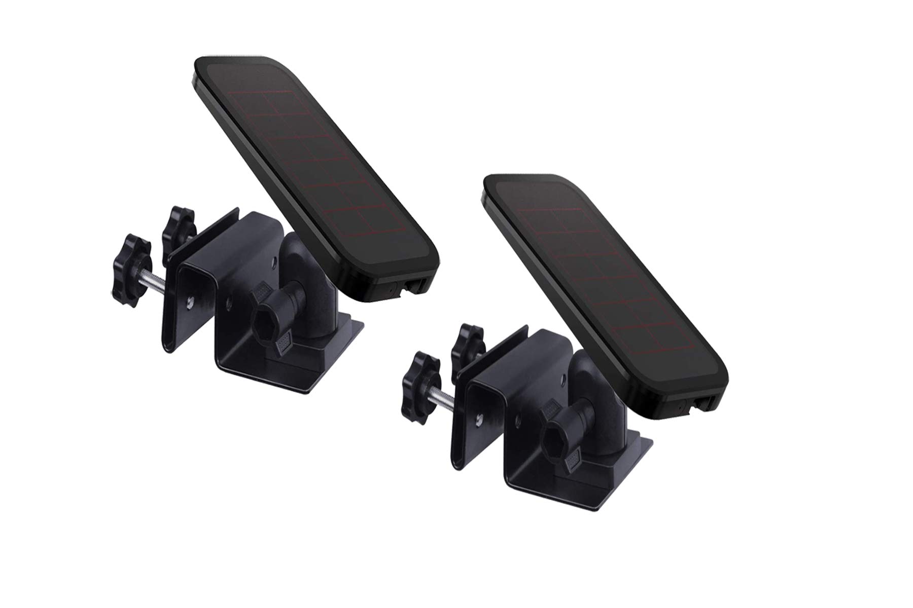 HOLACA Gutter Mount Compatible with for Arlo Pro 4 Solar Panel Versions,Arlo Ultra Ultra 2 Arlo Pro 3 Solar Panel, Reolink Argus Pro, Reolink Argus 2, Black 2PCS — image 1