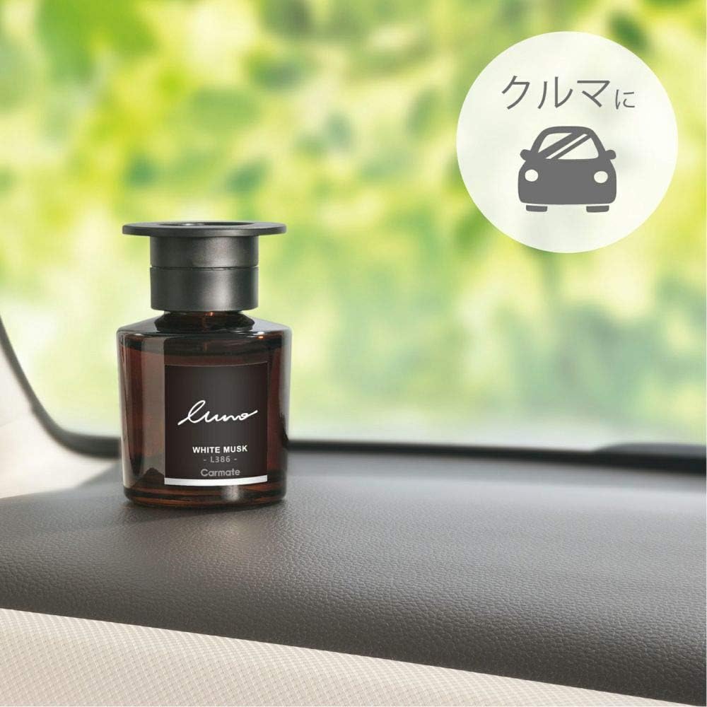 Amazon カーメイト Luno ルーノ 車内 お部屋 空間用 置き型 消臭 芳香剤 液体 リキッド ホワイトムスク N L386 車用 芳香剤 車 バイク