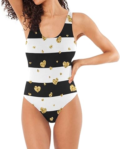 gold monokini