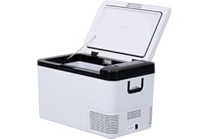 AooDen K25 Portable Freezer,12 Volt Car Refrigerator, 25 Liter Fast Cooling 12V Car Fridge -4℉~68℉, Car Cooler, 12/24V DC and