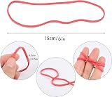 Hemiks 120 Large Colorful Rubber Bands 15 cm Office Home School Bundling view 2