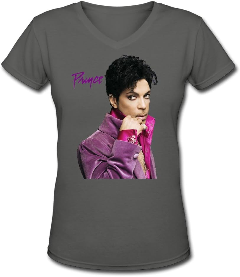 Prince Puppy Rock Legend Shirts V Neck For Woman DeepHeather S