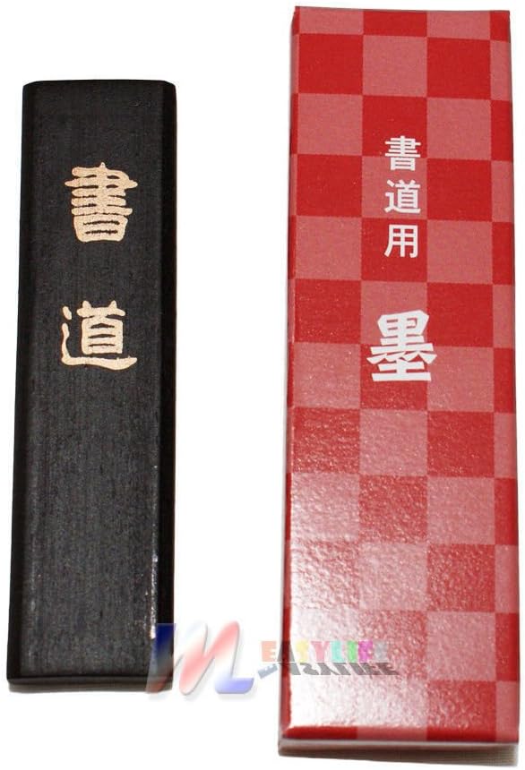 Measylife Japanese Chinese Calligraphy Shodo Black Ink Stick Made in Japan