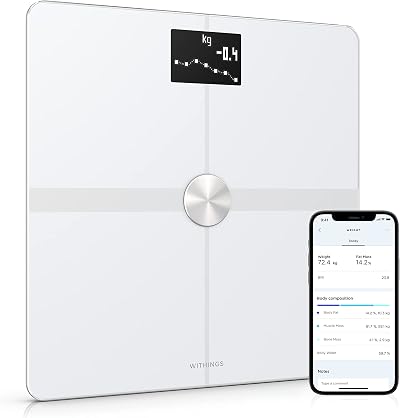 Withings Body+ Smart Wi-Fi and Bluetooth Bathroom Scale with Body Fat