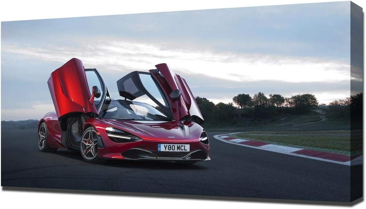 Amazon Com Lilarama Usa 2018 Mclaren 720s V17 Canvas Art Print