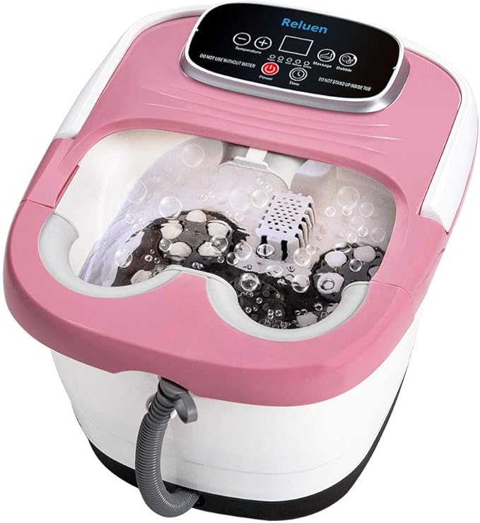 Heated Foot Spa Bath Tub Pedicure Soaker Massager with