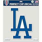 MLB Los Angeles Dodgers Die-Cut Color Decal, 8"x8", Team Color