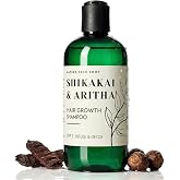 Nature Skin Shop Ayurvedic Shampoo with Shikakai, Aritha &amp; Brahmi, 8 Ounce | Sulfate-Free, Vegan Formula, Color Safe, Handcrafted, Natural Cleanser, Scalp Health