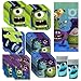 Disney's Monsters University Deluxe Party Supplies Pack Including Plates, Cups, Napkins and Tablecover - 16 Guests by Hallmark