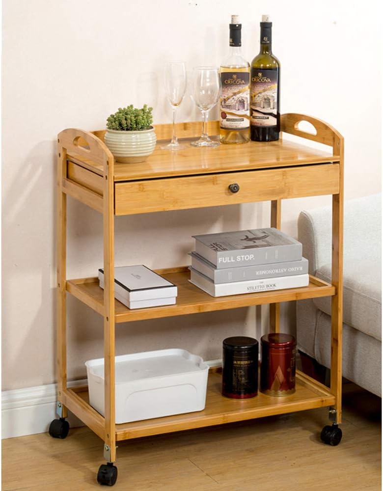 YYQ SHOP 3Tier Rolling Utility Cart, Kitchen