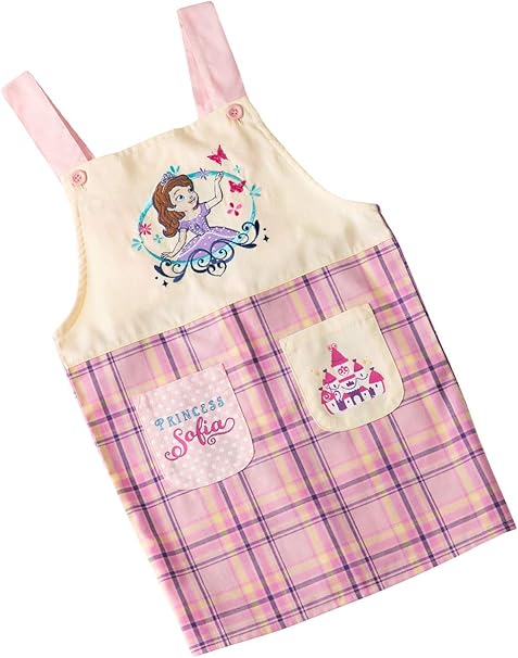 Amazon ミタケ ピンク130cm ディズニープリンセス ソフィア キッズエプロン エプロン オンライン通販