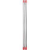 Steel Horseshoe Stakes (One Pair)- 1" Diameter x 30" Long, Blunt Ended with Safety Caps
