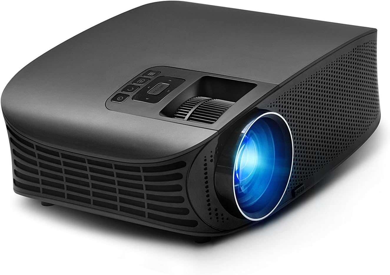 Mini Projector Portable Home Theater Movie Projector Support 1080P HDMI USB VGA AV TV TF 30,000 Hours LED Lamp Life for Cinema Laptop Game 300" - MN800 Video Projector