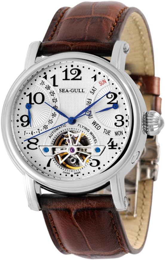 Litianchuang Sea-Gull M171S Automatic Mechanical Men's Watch Self Winding Power Reserve Flywheel