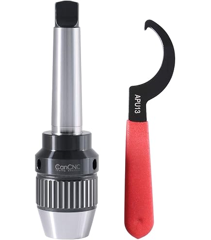 1/8"-5/8" Keyless Drill Chuck With R8 Shank - Heavy Duty, Titanium Jaws For CNC & Mill