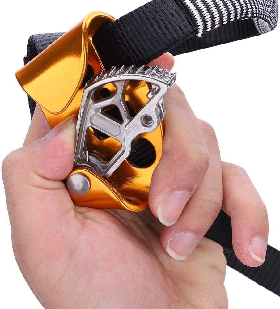 Fafeims Right/Left Foot Ascender Climbing Foot Ascender Riser Rock Climbing Mountaineering Rappelling Equipment : Sports & Outdoors