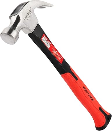 Maxpower Marteau Charpentier 8oz 227g Marteau Arrache Clous Avec Manche Tubulaire Ovale Acier Ideal Pour Clouage Et Declouage Rapide Amazon Fr Bricolage
