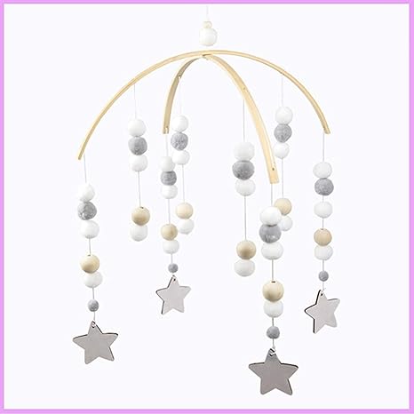 Amazon Co Jp Urijk ベッドメリー ベビー メリー モビール ベッドおもちゃ ベビー用品木製 ハンドメイド風鈴 吊り下げ式 ベッド飾り撮影道具 出産祝い 2 Urijk ホーム キッチン