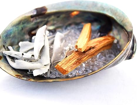 Amazon Co Jp アバロン貝 シェル 浄化 セット ホワイトセージ パロサント 水晶チップ さざれ スマッジング 瞑想 パワーストーン 風水 ヒーリング ホーム キッチン