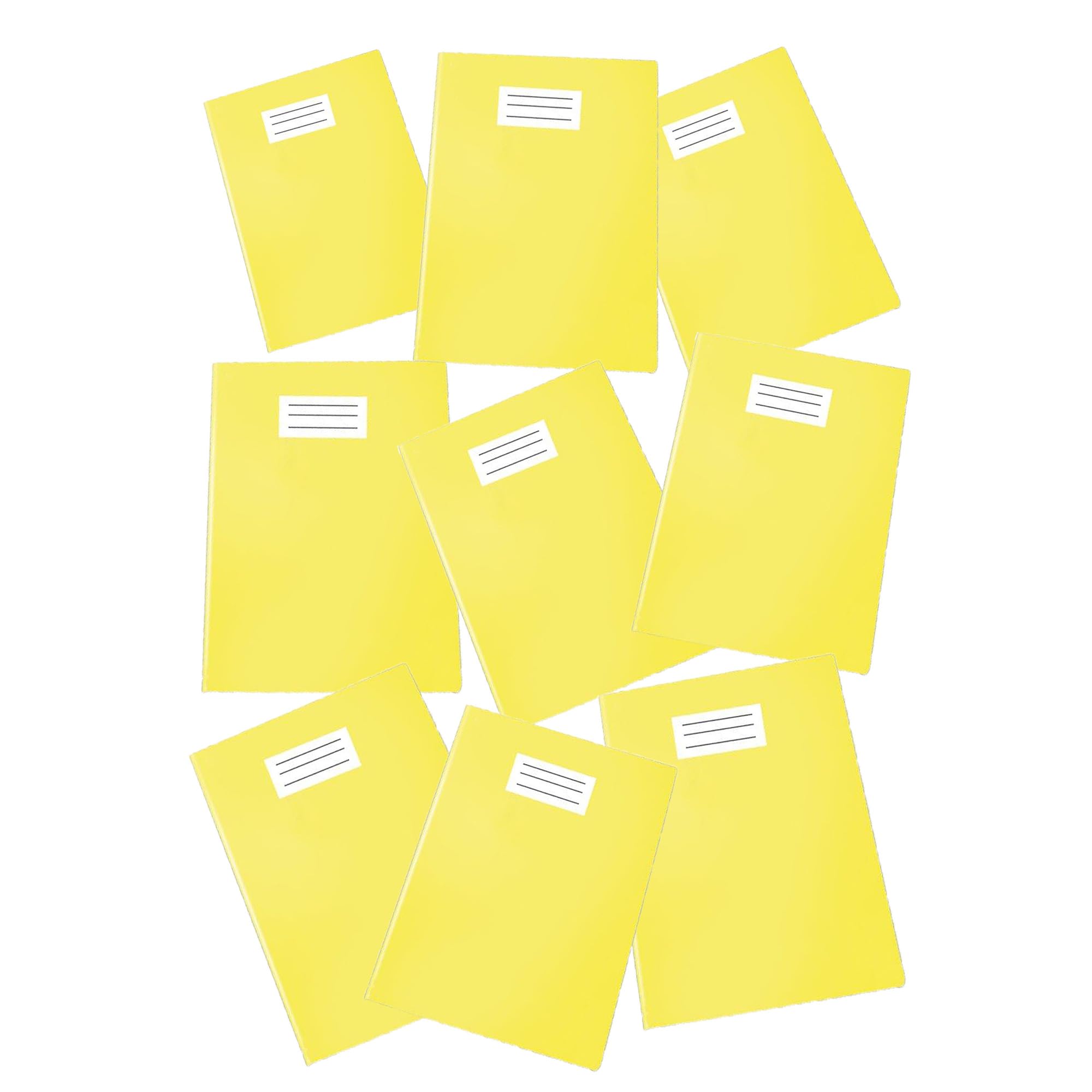 Pack of 25 Maxi Cover/Notebook Cover Coloured Lacquered, Not Transparent, f.to A4 - Yellow