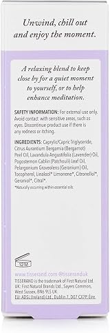 Tisserand Real Calm Pulse Point Roller Ball Lavender Bergamot Patchouli view 3