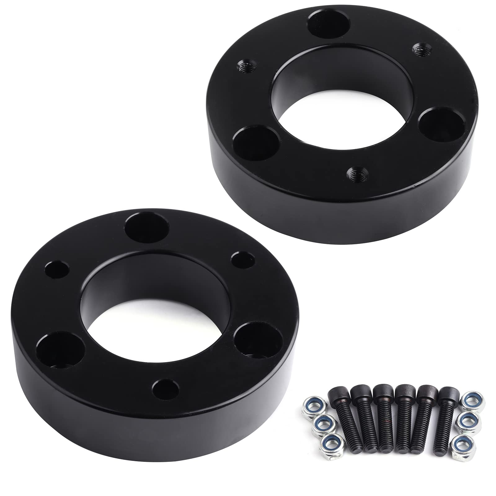 Photo 1 of (missing bolts) ECCPP 2.5 inch Front Leveling Lift Kit Raise Your Vehicle 2.5" Front Leveling Lift Kit Strut Spacers Compatible for Nissan Titan 2004-2020