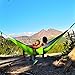 Double Hammock -Outdoor Camping Hammocks,For Backpacking, Travel, Beach, Yard. Bigger Size 126”L × 79”W, Support Up To 500 lbs,Quick&Easy Setup