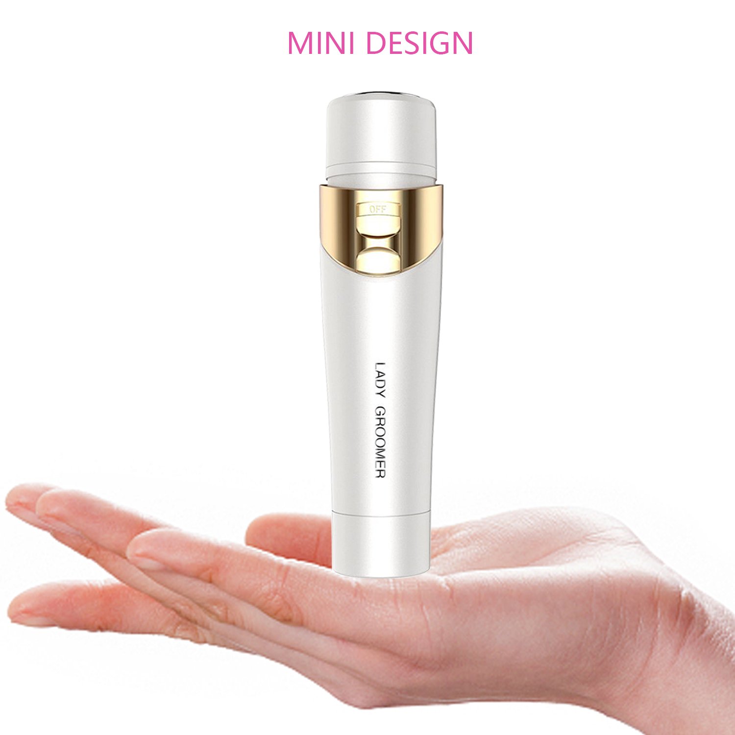 Hair Shaver for Women Bikini Electric Facial Hair Removal Ladies Razor Epilator Nose Hair Remover Kit Pubic Hair Trimmer for Women Bikini Face Eyebrow Body Armpit Leg Moonli 4 in 1 Waterproof Groomer