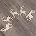 TINKSKY 15pcs Christmas Reindeer Ornaments Deer Hanging Ornaments Blank Wood Gift Tags Crafts Wood Slices Wooden Reindeer Hanging Pendants Decorations for Xmas Party Tree Home Decor