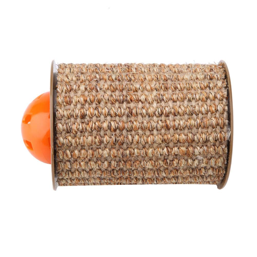 fegayu Cat Post 8 X 10.3 cm Cat Scratch Roller With Ball, Cat Scratcher Cat Scratch Post Cat Gametoy Cat Scratching Roller, Pet Shop for Indoor Home Shop